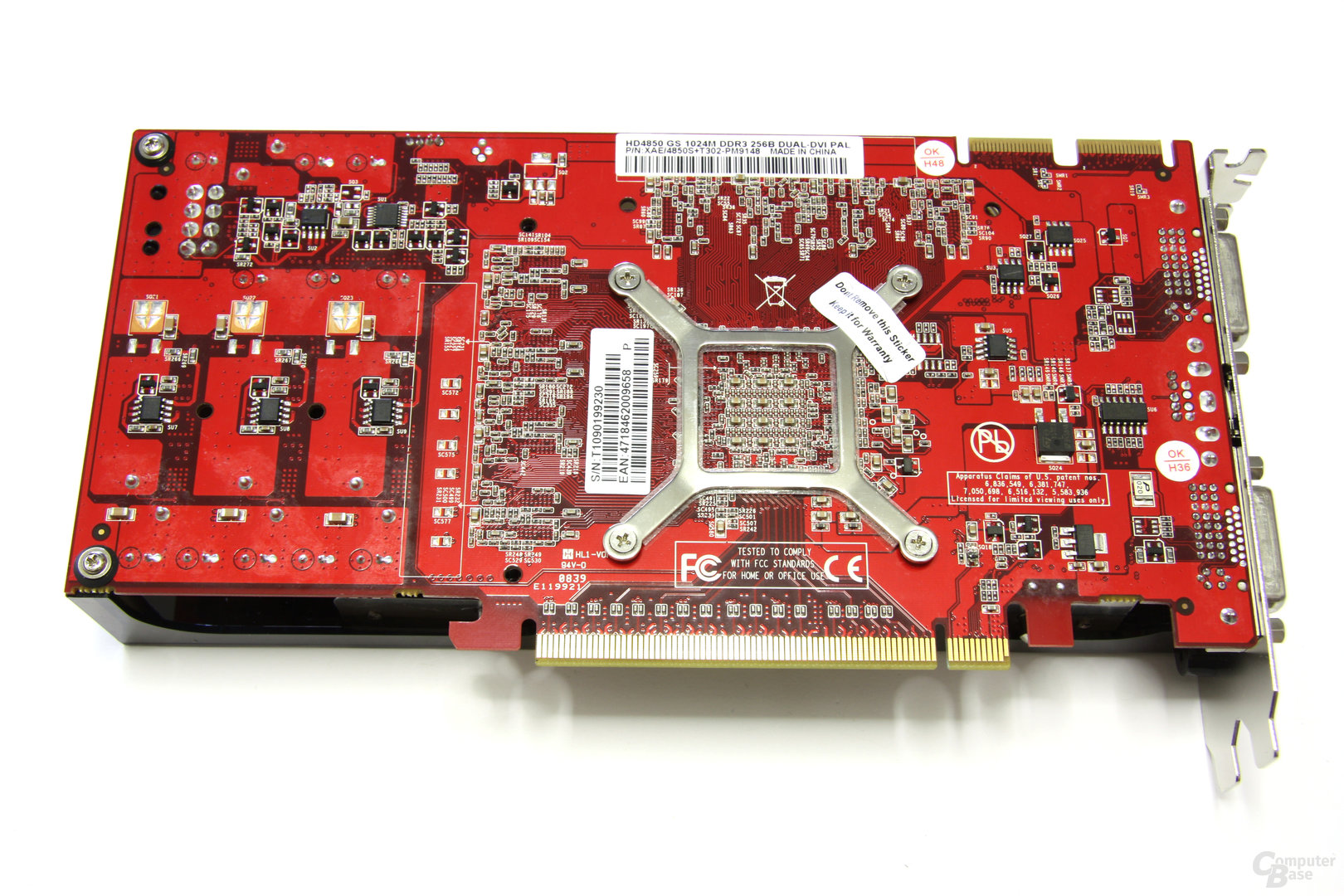 Radeon HD 4850 GS 1GB Rückseite