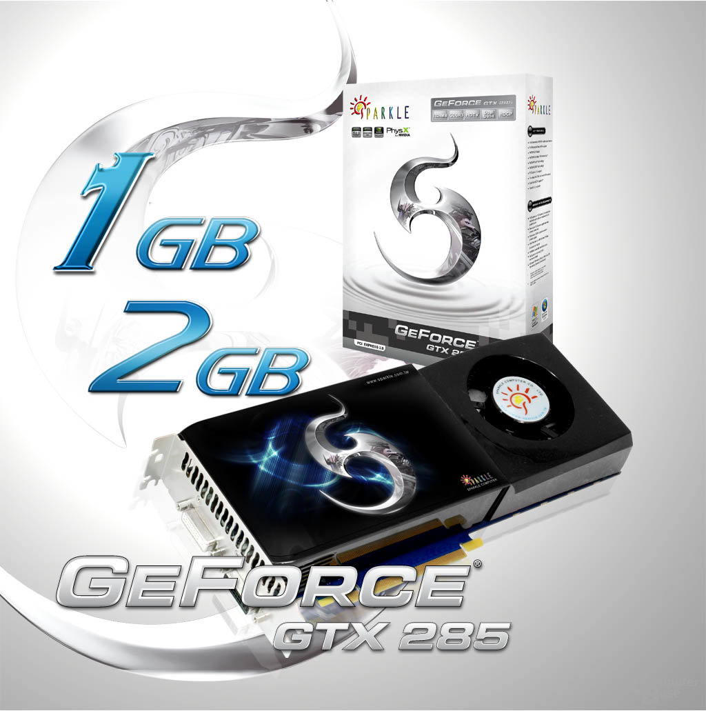 GeForce GTX 285 mit 1/2 GB von Sparkle
