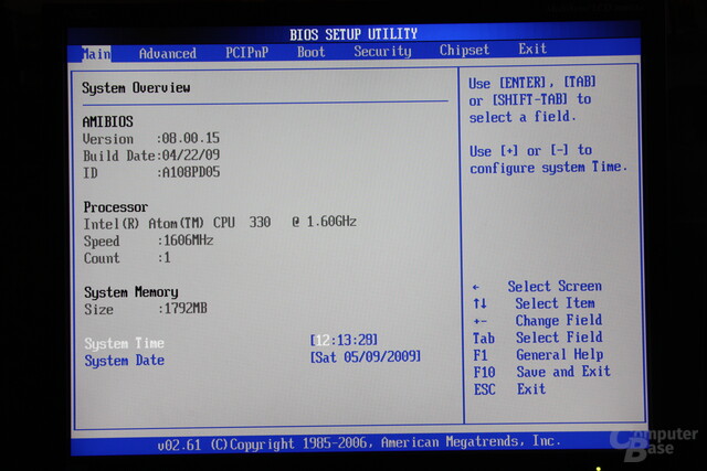 Zotac IONITX-A BIOS
