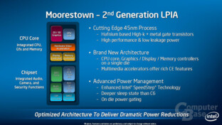 Moorestown im Detail