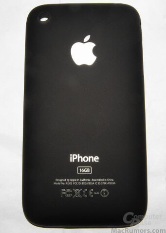 Angebliche Rückseite des iPhone der dritten Generation