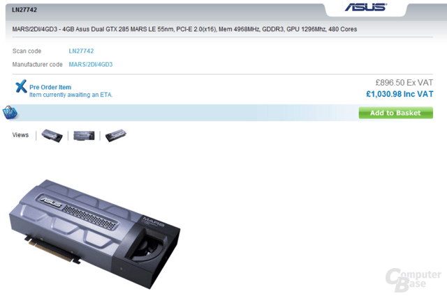 Asus MARS im englischen Shop