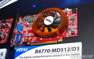 MSI Radeon HD 4770 mit GDDR3 MSI Radeon HD 4770 mit GDDR3