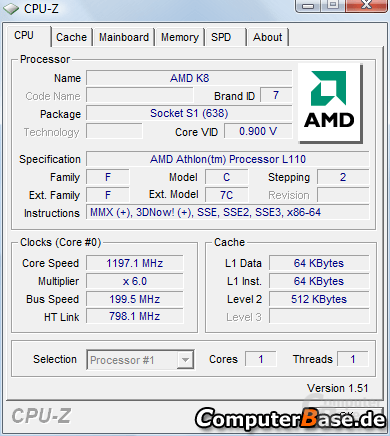 AMD Athlon L110