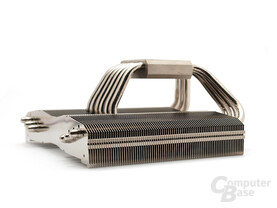 Geschickter Heatpipeeinsatz und tolles Finish