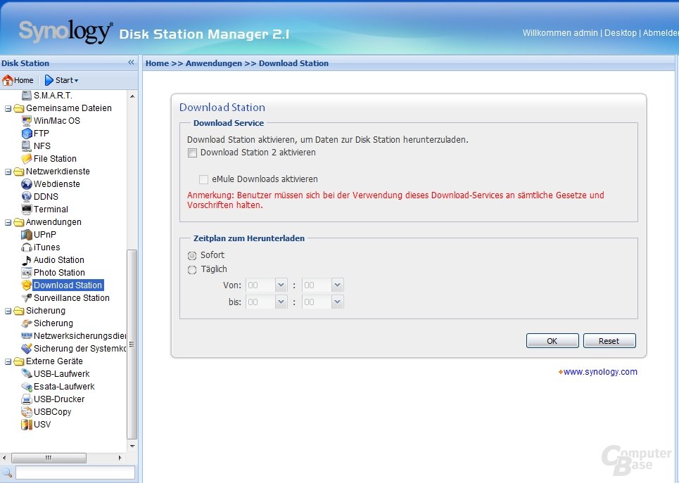 Synology Disk Station Manager 2.1