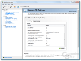 Nvidia Control Panel
