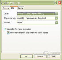 InfraRecorder – Project Properties