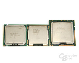 Größenvergleich zwischen LGA775, 1156 und 1366