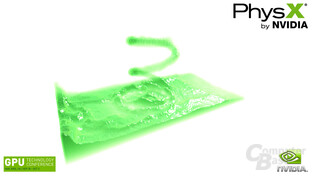 PhysX-Techdemo für Fermi