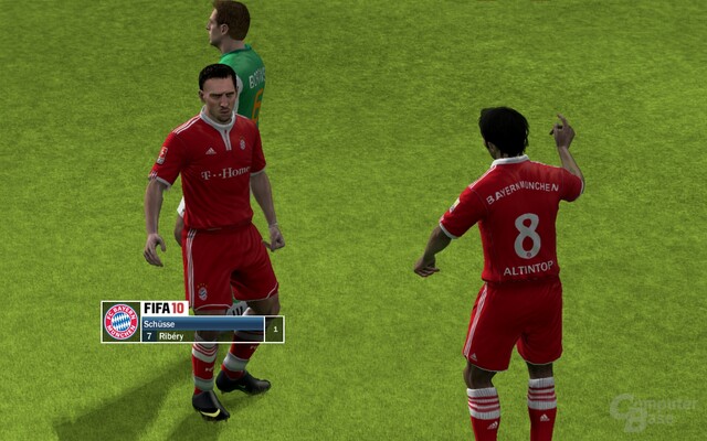 Immerhin: Die Gesichtsdetails in FIFA 10 gehen in Ordnung