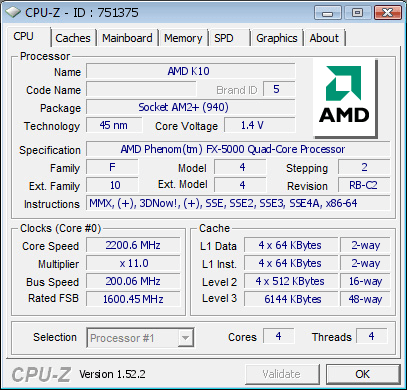 Athlon X2 5000+ in 45-nm-Fertigung freigeschaltet