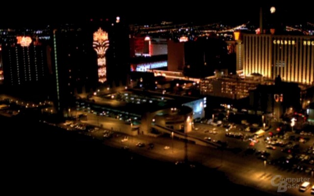 Las Vegas bei Nacht – Typische Luftbild-Trenner