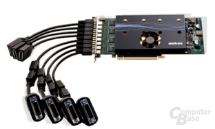 Matrox M9188 mit Adaptern