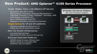 AMD Opteron 4000 auf Basis des C32-Sockels