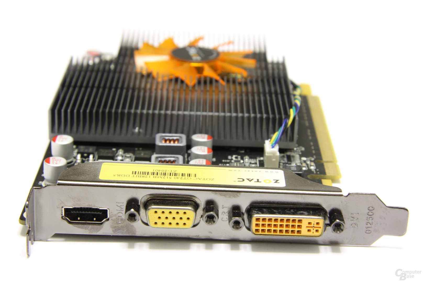 GeForce GT 240 Slotblech