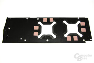 Radeon HD 5970 Rückseite Kühlblech