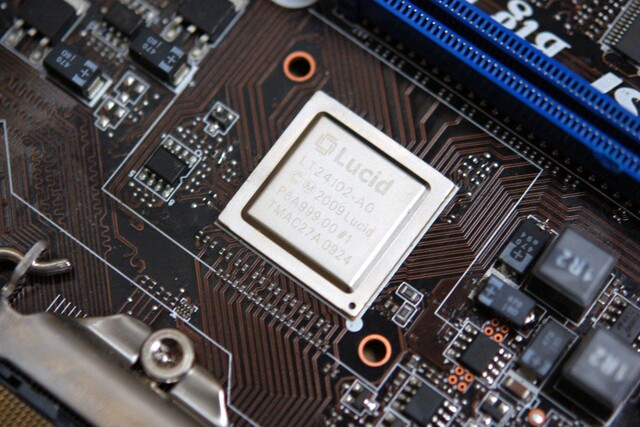 Lucids Hydra-Chip auf MSI Fuzion