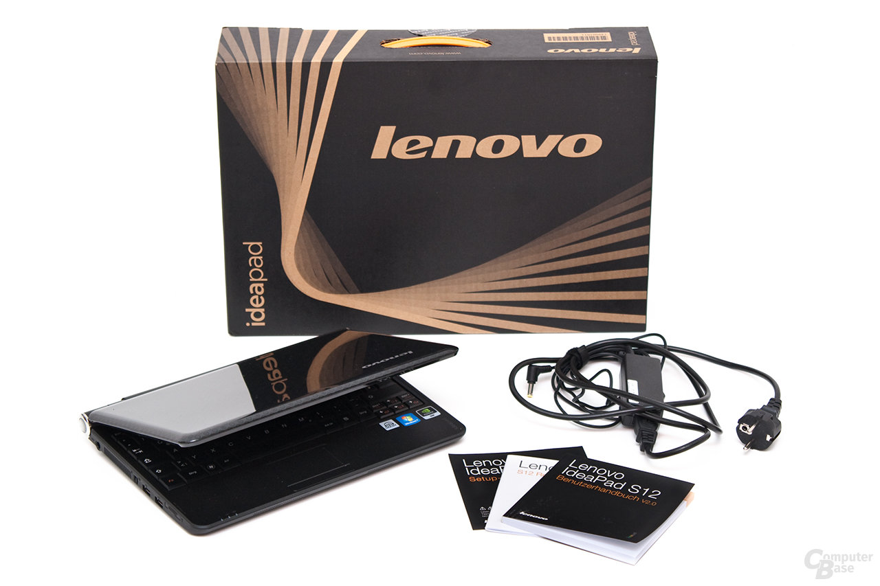 Lieferumfang des IdeaPad S12 ION