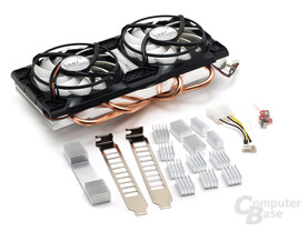Arctic-Cooling Twinturbo Pro Lieferumfang
