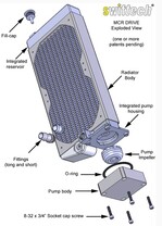 SwifTech MCR Drive Radiators – Explosionszechnung