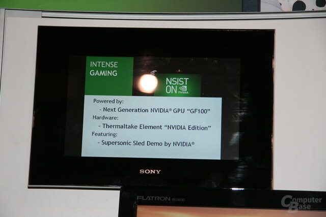 Lauffähige Nvidia GeForce GF100 Fermi