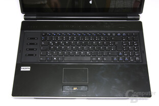 XMG8 Tastatur mit Touchpad XMG8 Tastatur mit Touchpad
