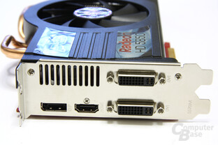 Radeon HD 5850 PCS+ Slotblech Radeon HD 5850 PCS+ Slotblech