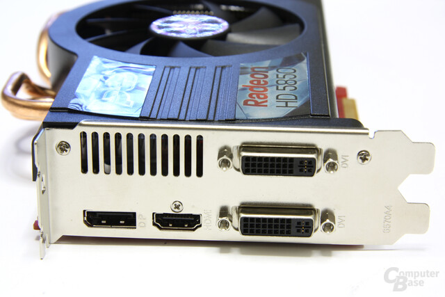 Radeon HD 5850 PCS+ Slotblech