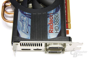 Radeon HD 5850 PCS+ Anschlüsse Radeon HD 5850 PCS+ Anschlüsse