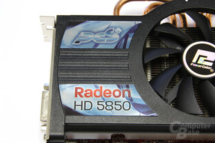 Radeon HD 5850 PCS+ Aufkleber Radeon HD 5850 PCS+ Aufkleber