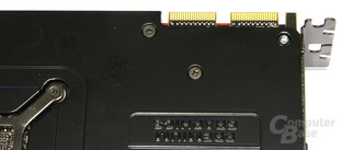 Radeon HD 5830 CF-Anschlüsse Radeon HD 5830 CF-Anschlüsse
