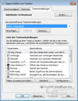 Eigenschaften von Tastatur