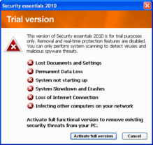 Trojaner-verseuchtes „Security Essentials 2010“