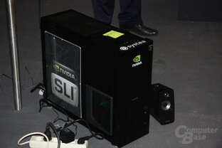 Nvidia GF100 Fermi am Stand von Zotac