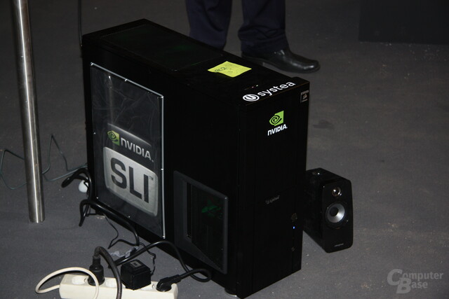 Nvidia GF100 Fermi am Stand von Zotac
