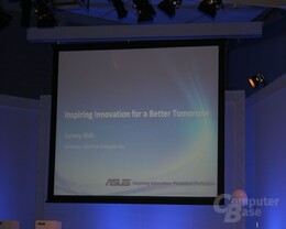 Asus Pressekonferenz – Präsentation