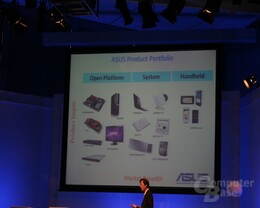 Asus Pressekonferenz – Präsentation