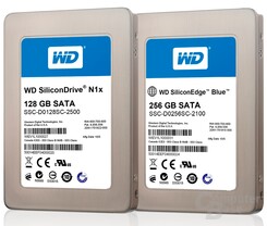 Western Digital SiliconEdge Blue 256 GB und SiliconDrive N1x 128 GB