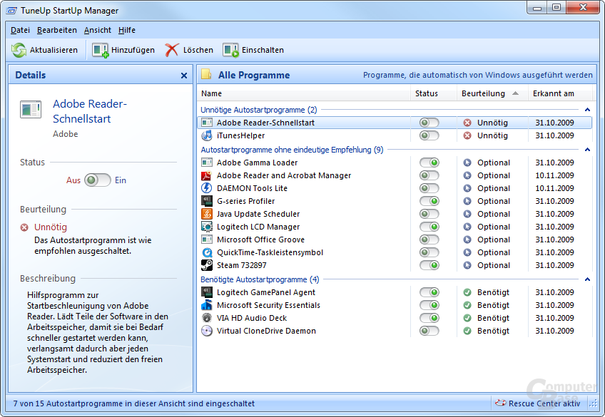 Systemstart konfigurieren