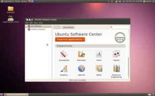 Ubuntu 10.04 „Lucid Lynx“ (Software Center)