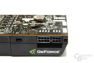 GeForce GTX 480 Stromanschlüsse GeForce GTX 480 Stromanschlüsse
