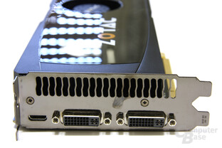 GeForce GTX 470 Slotblech GeForce GTX 470 Slotblech