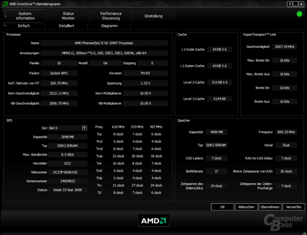AMD Phenom II X6 1090T Black Edition