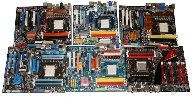 Sechs Mainboards im kurzen Check