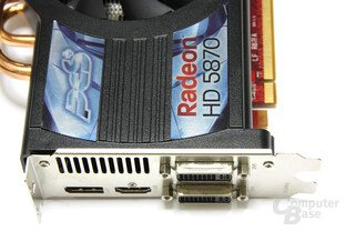 Radeon HD 5870 PCS+ Anschlüsse