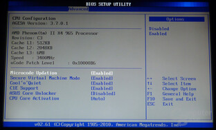 Asus M4A89GTD Pro/USB3 – BIOS
