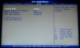 Asus M4A89GTD Pro/USB3 – BIOS