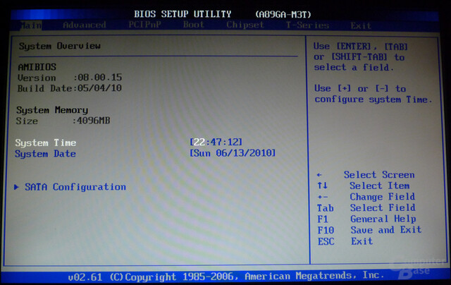 Biostar TA890GXE – BIOS