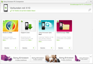 Sony Ericsson PC-Companion Sony Ericsson PC-Companion